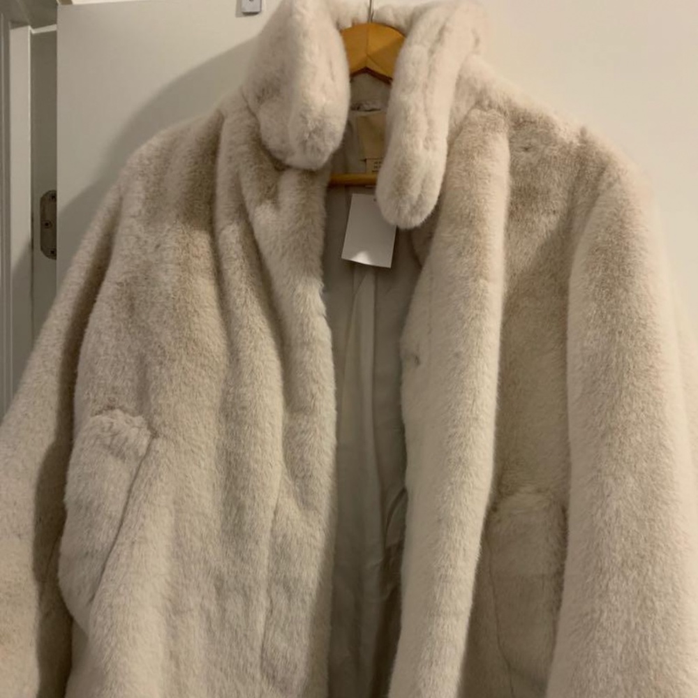 Faux fur jacket